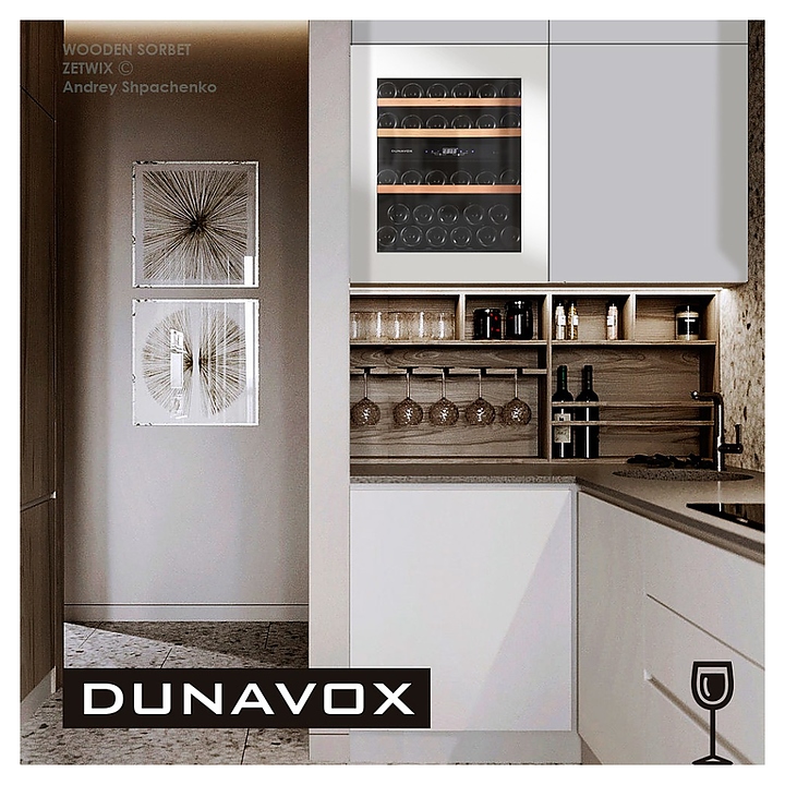 Винный шкаф Dunavox DAV-32.81DW.TO - фото №2