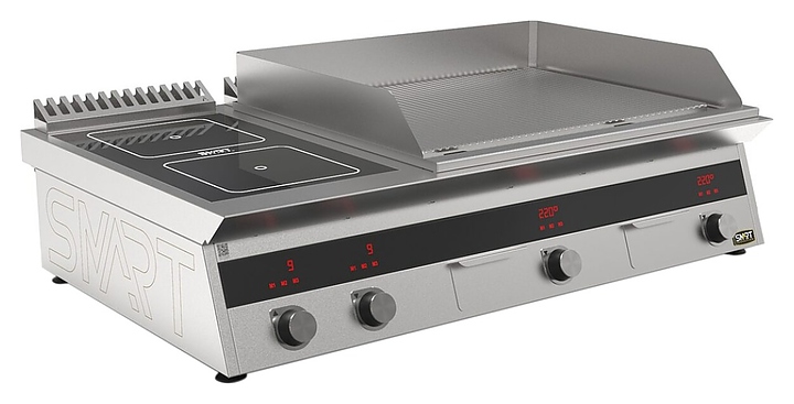 Плита индукционная комбинированная SMART INDUCTION K76-3KRRN (с грилем) - фото №1