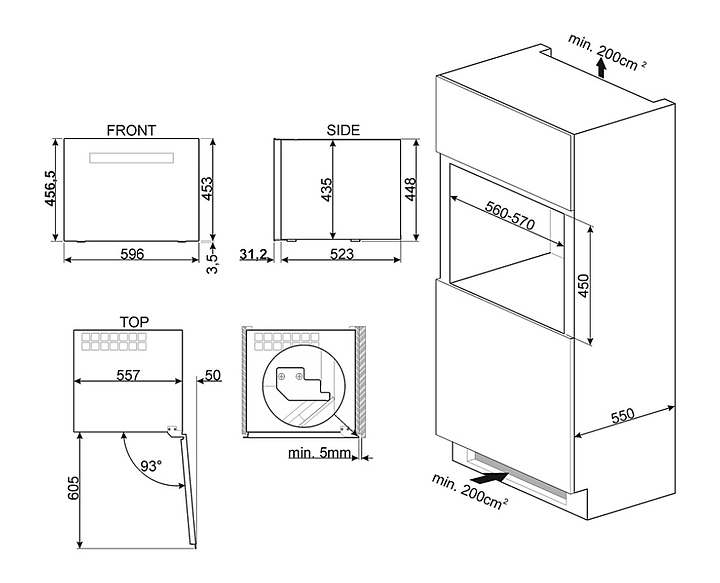 Винный шкаф SMEG CVI318RWX2 - фото №7