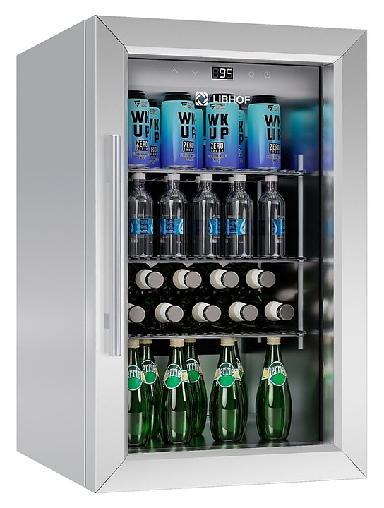 Шкаф холодильный Libhof CMB- 63 Silver - фото №7