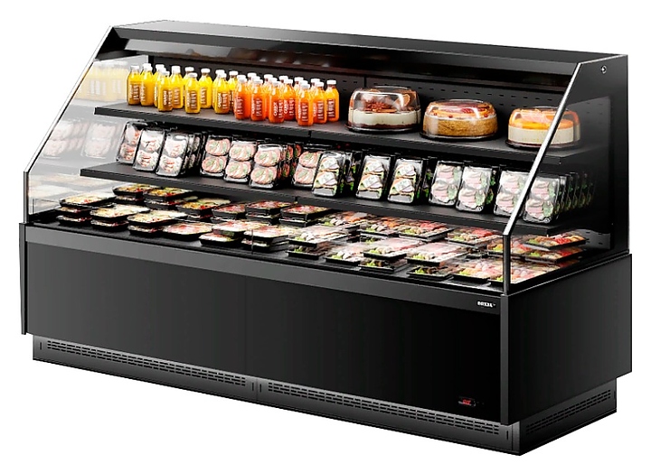 Витрина Dazzl Galaxy 080 Н150 Plug-in 125 статическая низкотемпературная - фото №1