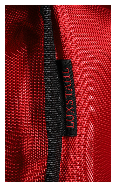 Термосумка Luxstahl для обедов 500х250х350 мм фольгированная красная - фото №4