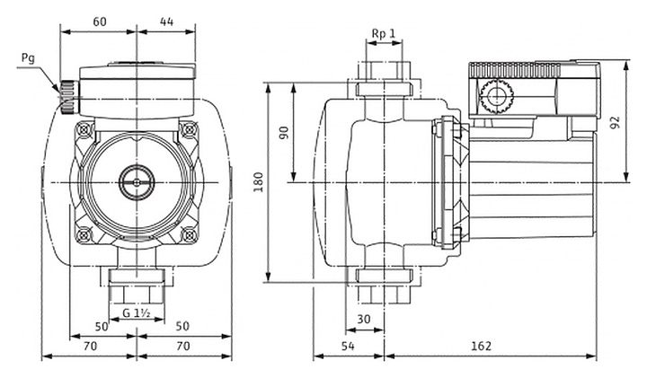 Циркуляционный насос Wilo TOP-Z 25/6 (3~400 V, PN 10, Inox) - фото №2