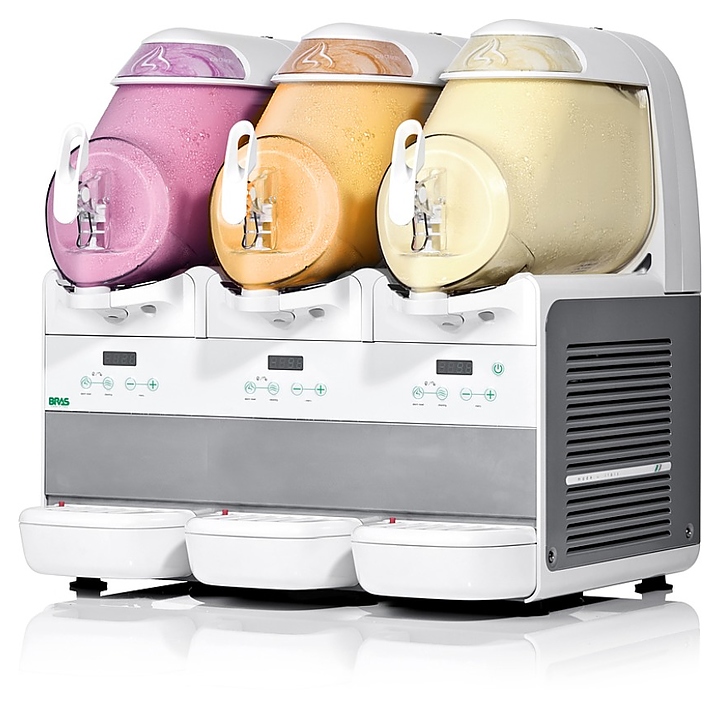Фризер для мороженого Bras B-Cream 3LK (подсветка, ключ) - фото №2