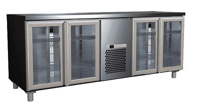 Стол холодильный для кофемашин Carboma T57 M3-1-G X7 9006-1(2)9 (BAR-360С) - фото №1