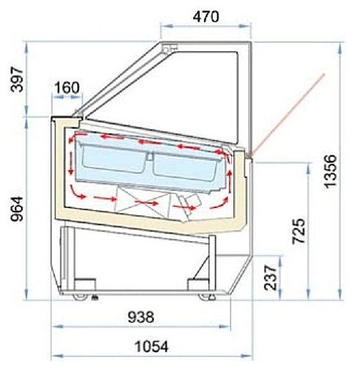 Витрина для мороженого ISA Millennium ST 16 A - фото №3