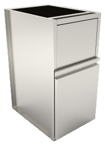 Модуль нейтральный для мусора BSV-inox BNXB6-4 - фото №1