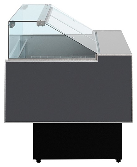 Витрина морозильная CRYSPI Sonata Quadro M 1500 LED (с боковинами) - фото №3
