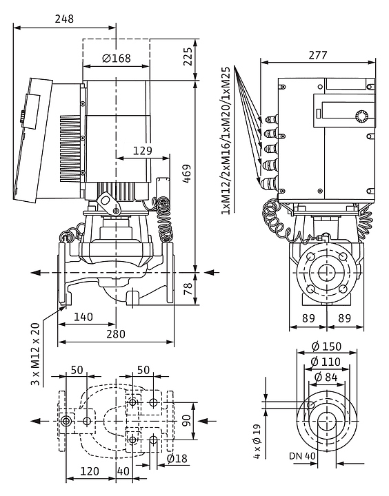 Циркуляционный насос Wilo Stratos GIGA 40/1-51/4,2 - фото №2