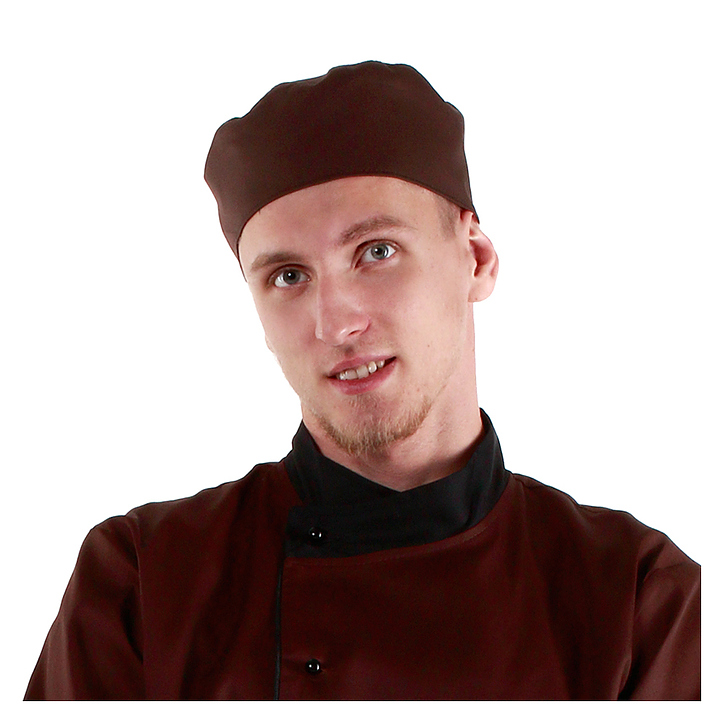 Клён Шапочка повара «Таблетка» коричневая 00400, набор из 5 штук - фото №1