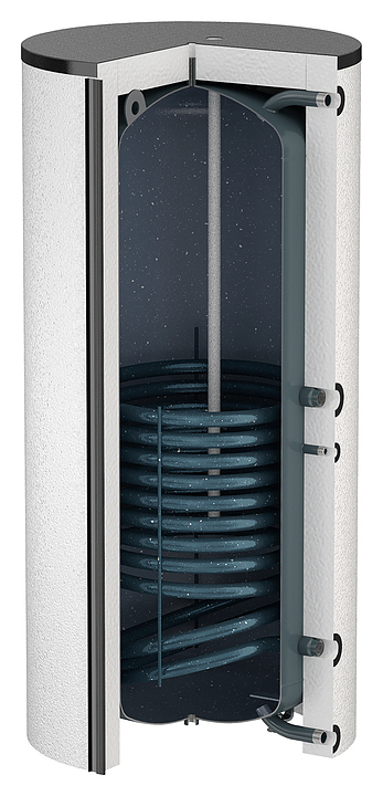 Водонагреватель косвенного нагрева Flamco FlexTherm DUO 1000 белый - фото №2