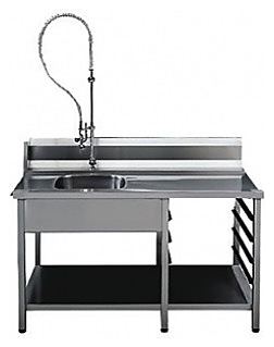 Стол для посудомоечной машины ASPES MFDB-1500 D - фото №1