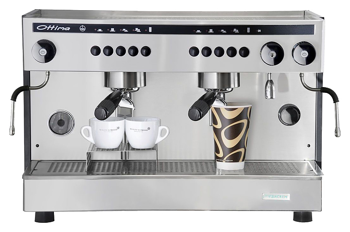 Кофемашина Quality Espresso Ottima XL Electronic 2GR высокие группы - фото №1