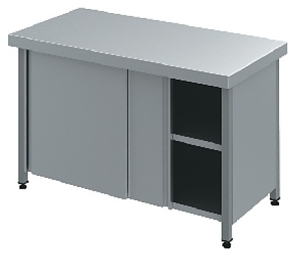 Стол производственный CRYSPI Chef СРЦ Ш К 12/6 - фото №1
