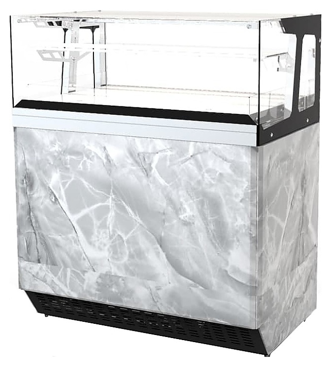 Витрина нейтральная ЧЗТО Celestium ювелирная с полкой XL 1430 - фото №1