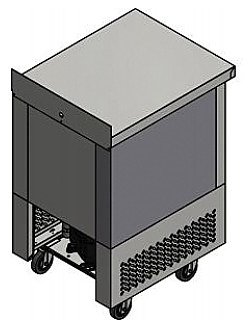 Стол холодильный Техно-ТТ СПН/О-221/10-507 на колесах - фото №3