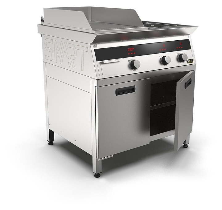 Плита индукционная комбинированная SMART INDUCTION K74-5RKN (с грилем) - фото №4