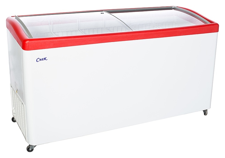 Ларь морозильный Снеж МЛГ-600 серый среднетемпературный, с электронным замком на шкаф - фото №1