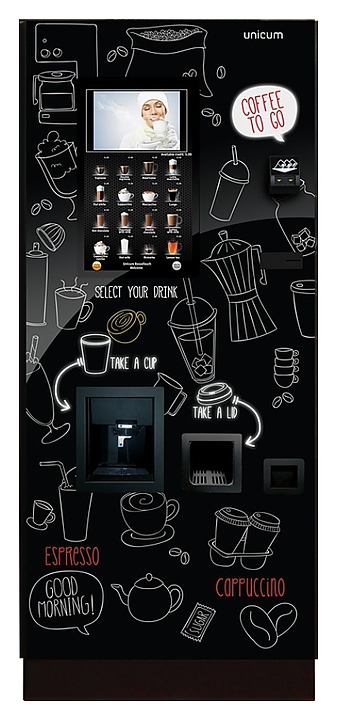 Кофейный торговый автомат Unicum Rosso Touch To Go - фото №1