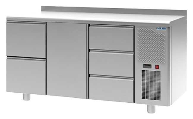 Стол холодильный POLAIR TM3GN-203-G с бортом - фото №1