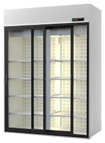 Шкаф холодильный ENTECO MASTER СЛУЧЬ 1400 ШСн с дверьми-купе универсальный - фото №1