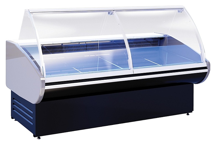 Витрина холодильная CRYSPI Magnum SN 1250 Д (без агрегата, без боковин) - фото №1