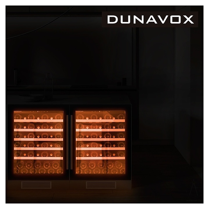 Винный шкаф Dunavox DAU-46.138B - фото №5