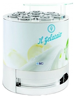 Витрина для мороженого ISA Il Gelataio 8(+8) T1 - фото №1
