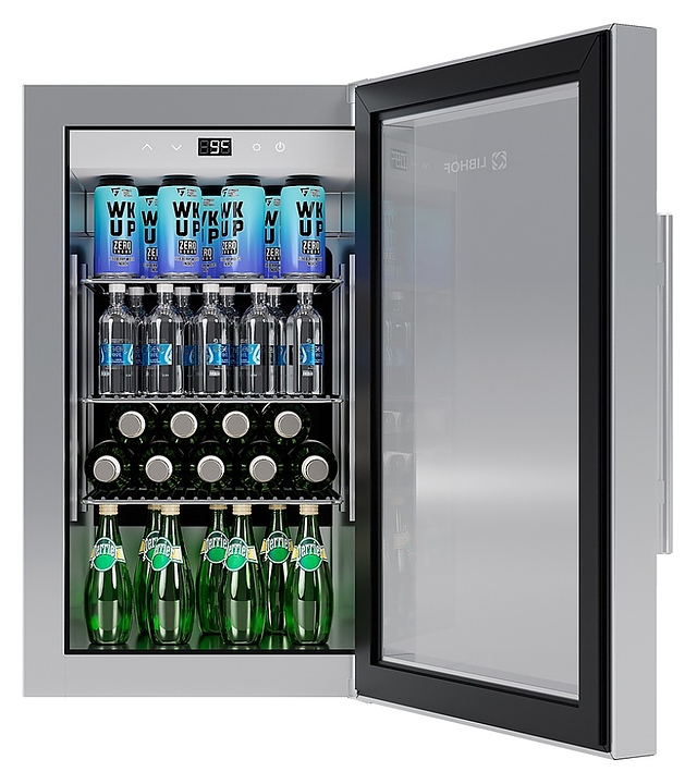 Шкаф холодильный Libhof CMB- 63 Silver - фото №5