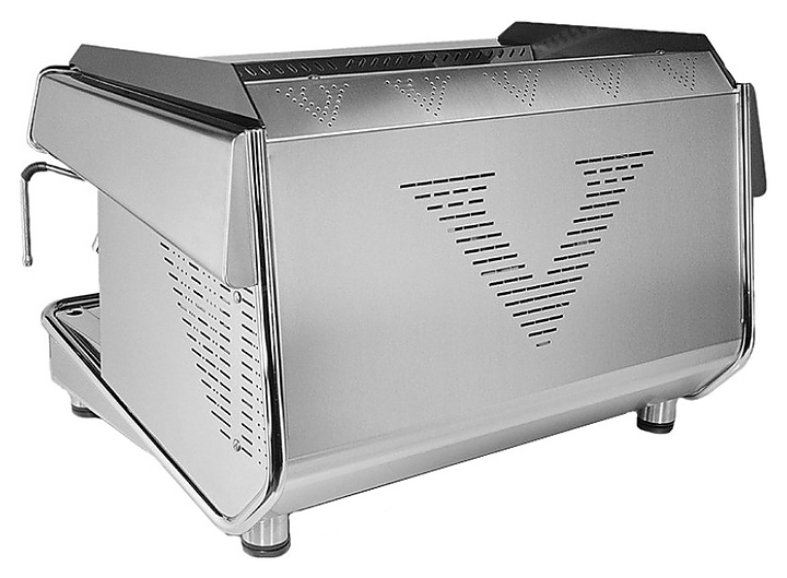 Кофемашина Royal Vallelunga 2GR Automatic Boiler 14LT сталь - фото №2