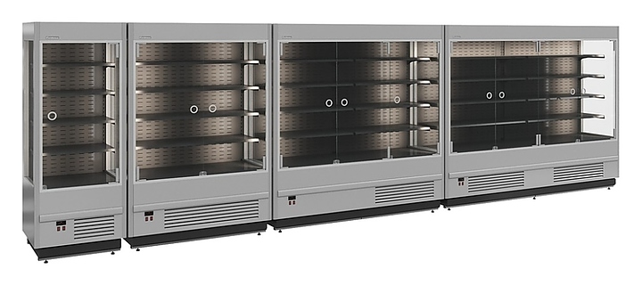 Горка холодильная Carboma FС 20-08 VM 1,3-2 0430 (Cube 1930/875 ВХСп-1,3 INOX) - фото №5