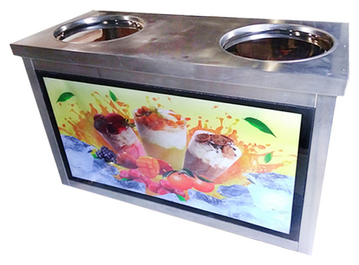 Фризер для жареного мороженого Foodatlas KCB-2Y (стол для топпингов) - фото №1