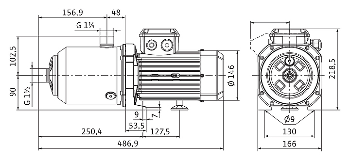 Циркуляционный насос Wilo MEDANA CH1-L.1004-2/V/E/10T - фото №2