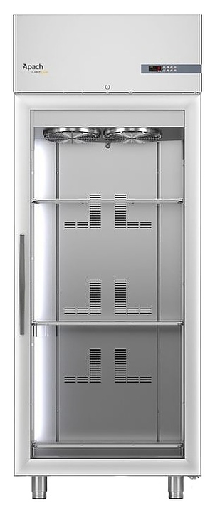 Шкаф холодильный Apach Chef Line LCRM60SG со стеклянной дверью - фото №1