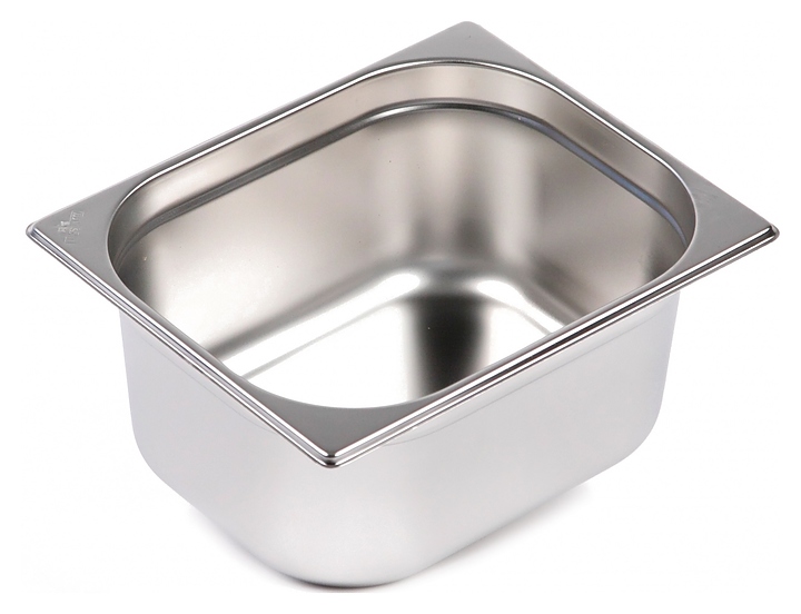 Гастроемкость Luxstahl 812-6 GN 1/2-150 (327х265х150) нерж. - фото №1