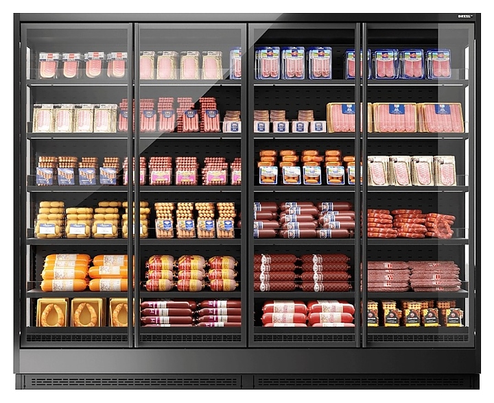 Горка холодильная Dazzl Vega DG 090 H210 М угловая мясная - фото №2