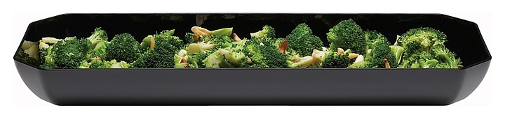 Блюдо восьмиугольное Cambro SFG820 110 черное - фото №2