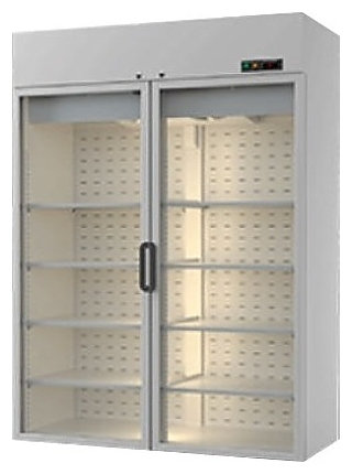 Шкаф холодильный ENTECO MASTER СЛУЧЬ 1400 ШС со стеклянными дверьми - фото №1