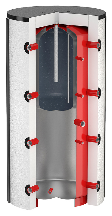 Теплоаккумулятор Flamco FlexTherm PS 1000L/790мм - фото №2