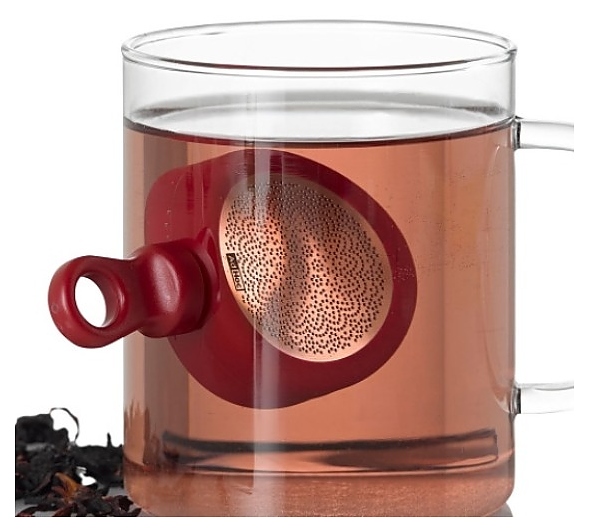 Ситечко для заваривания чая Adhoc MagTea TE34, красное - фото №3