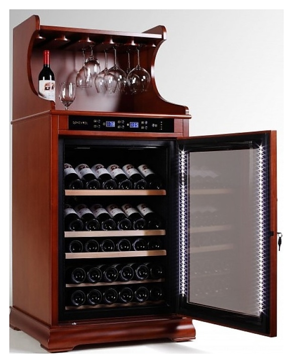 Винный шкаф MEYVEL MV46-WM1-BAR1.4-C - фото №3