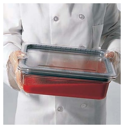 Крышка для гастроемкости Cambro GN 1/2 GripLid (325х265) поликарбонат - фото №4