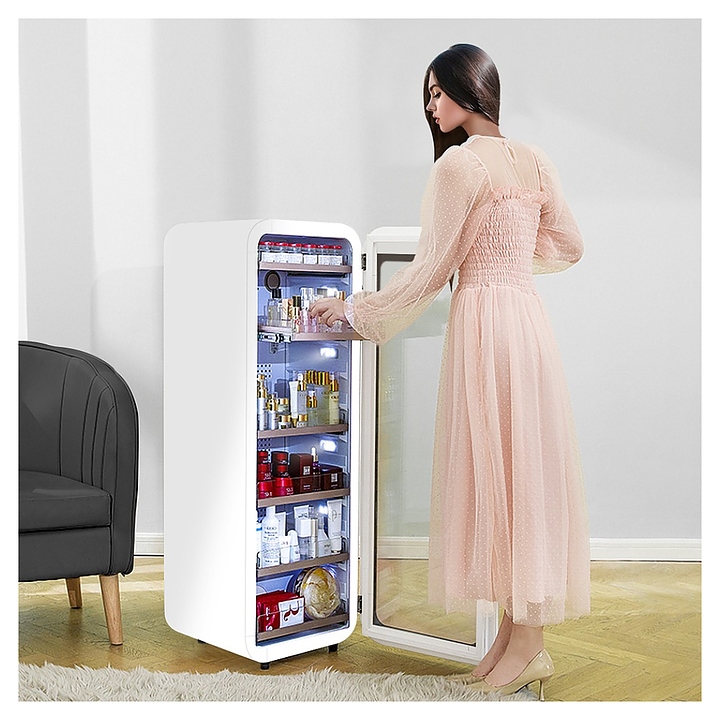 Холодильник для косметики и напитков MEYVEL MD105-White - фото №12