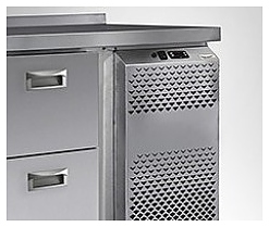 Стол холодильный Finist СХСпц-700-2, среднетемпературный, с боковым расположением агрегата, для пиццы - фото №24
