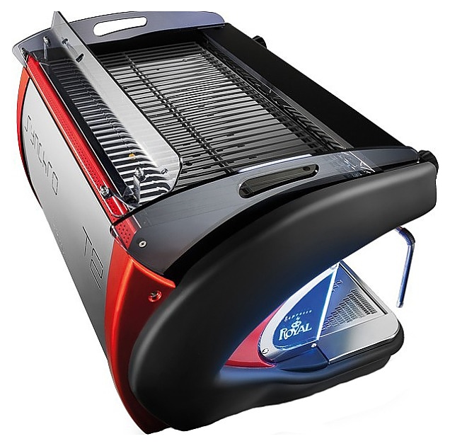 Кофемашина Royal Synchro T2 2GR SB Semiautomatic Boiler 6LT желто-белая - фото №3
