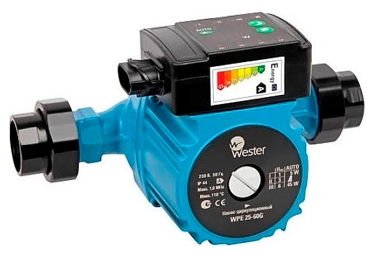 Циркуляционный насос Wester WPE 25-40G 180 - фото №1