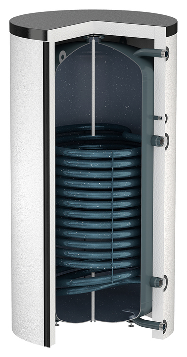 Водонагреватель косвенного нагрева Flamco FlexTherm DUO 2000 белый - фото №2
