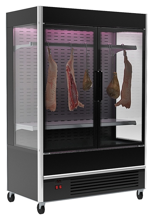 Горка холодильная Carboma FC 20-08 VV 0,7-3 X7 (распашные двери, структурный стеклопакет) - фото №1