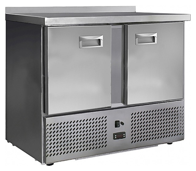 Стол холодильный Finist СХСн-600-2 (нижний холодильный агрегат, с бортом) - фото №1