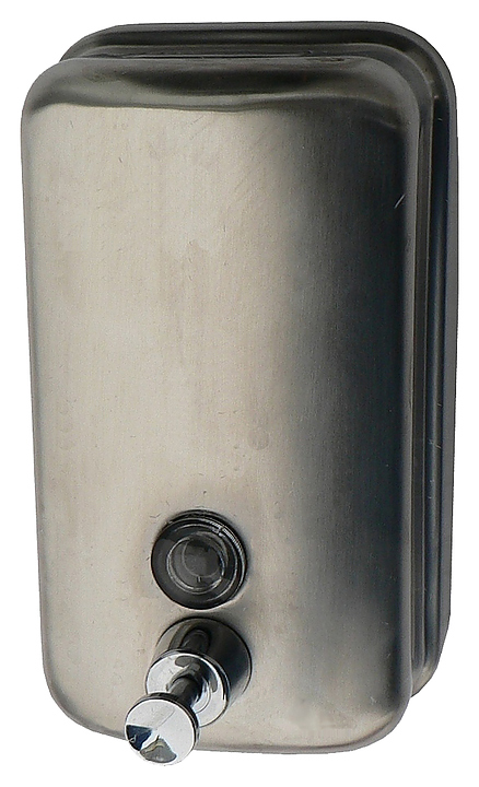 Дозатор жидкого мыла Puff Solinne TM804ML антивандальный матовый, 1 л - фото №1